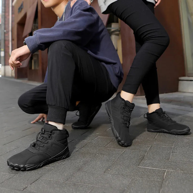 Chaussures d'hiver minimalistes unisexes