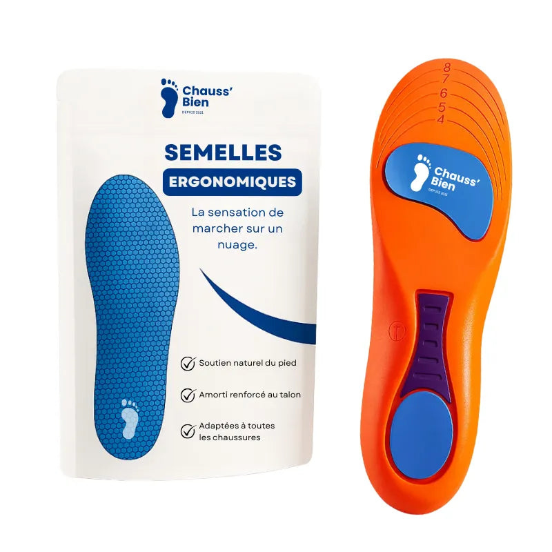 Paire de semelles ergonomiques